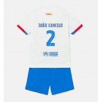 Barcelona Joao Cancelo #2 Bortaställ Barn 2023-24 Korta ärmar (+ Korta byxor)
